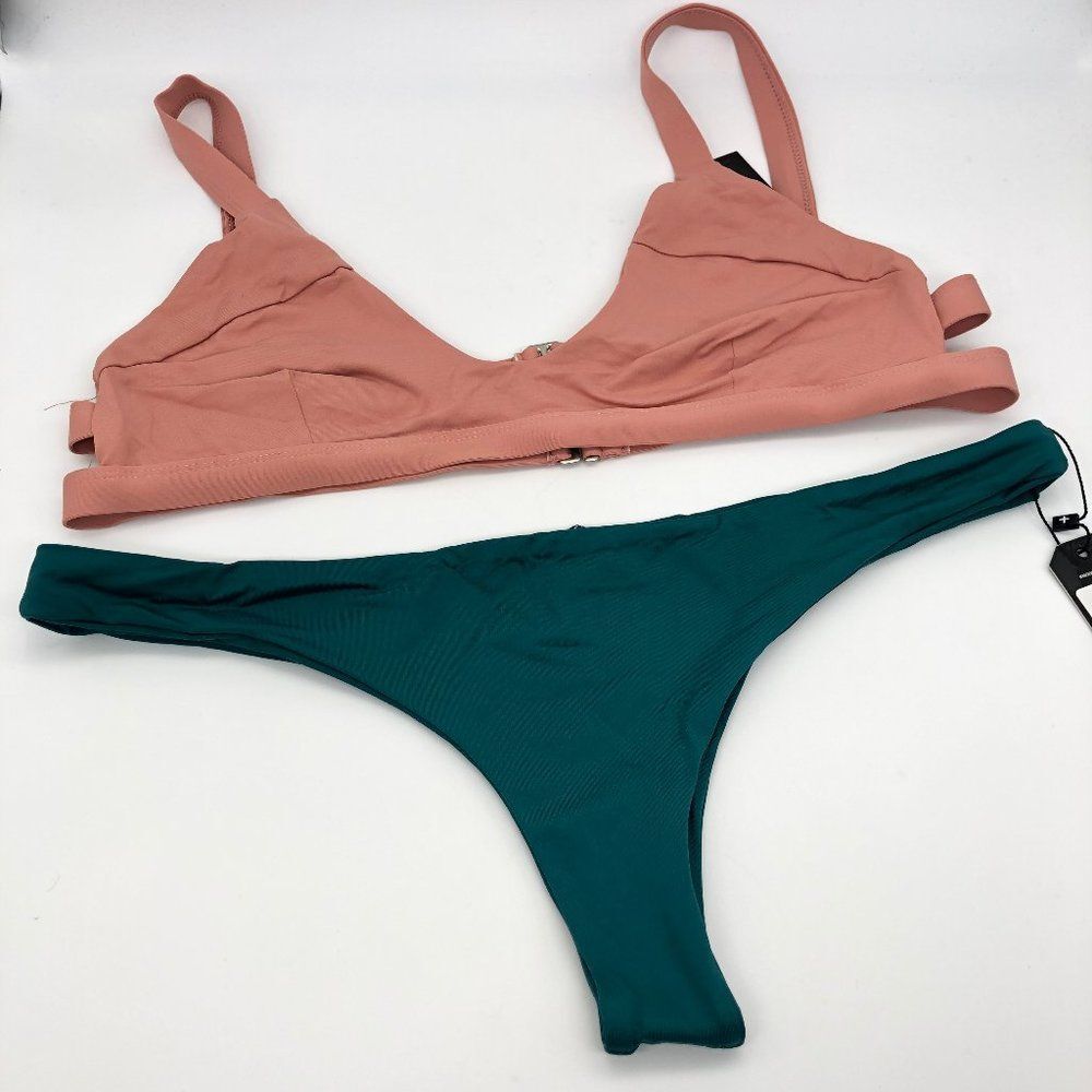 New Tavik Green & Pink Bikini - Size XL